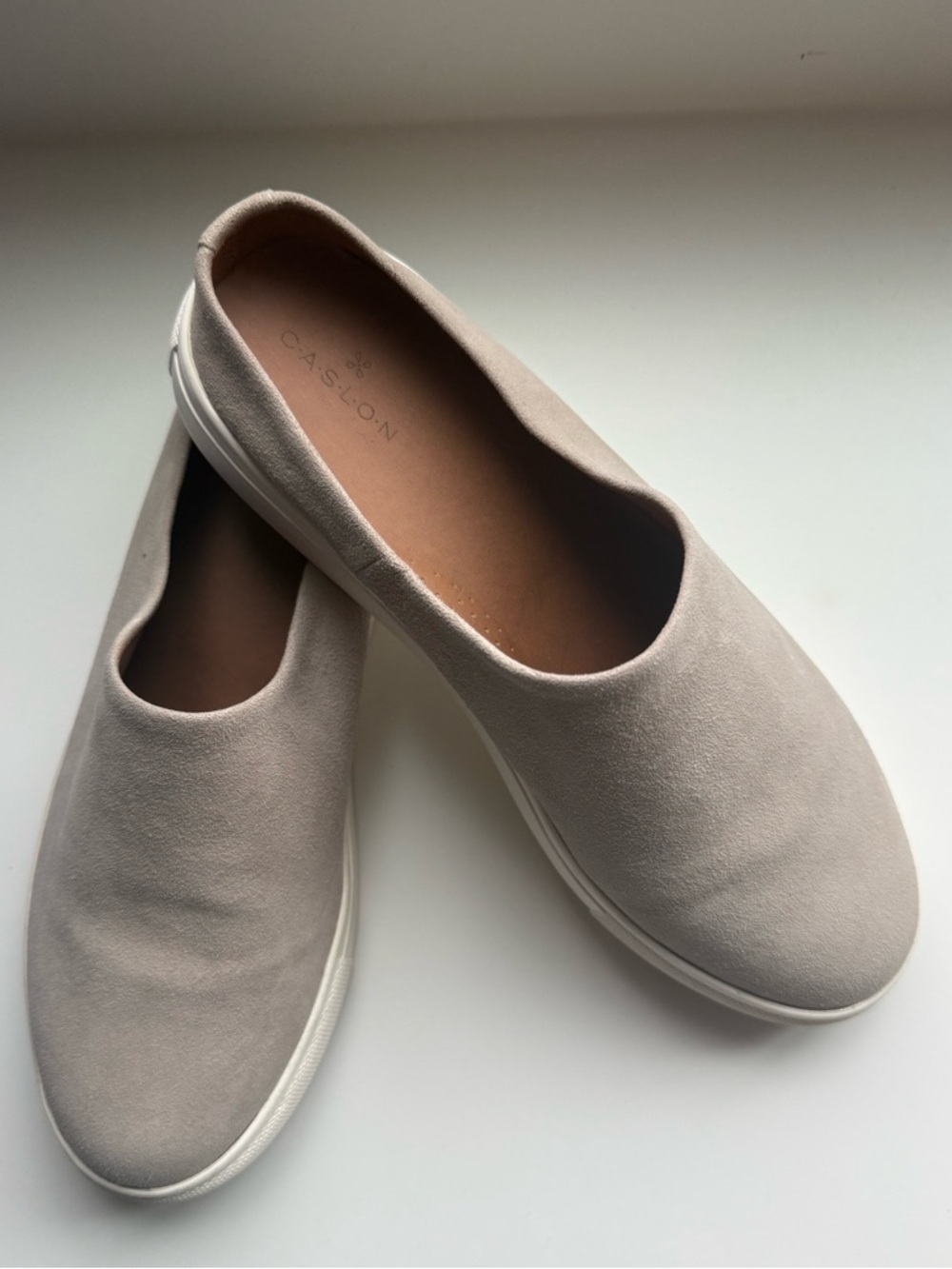 Caslon Slip-On, Backless Sneaker in Light Taupe